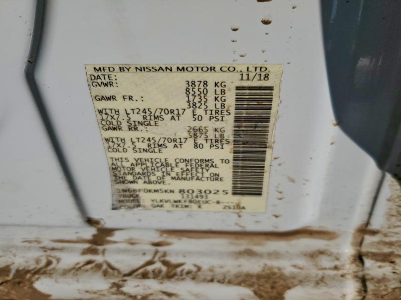 2019 Nissan NV1500 Utility / Service Van