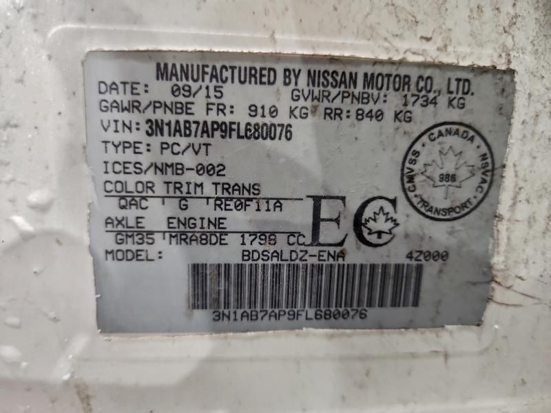 2015 Nissan Sentra s