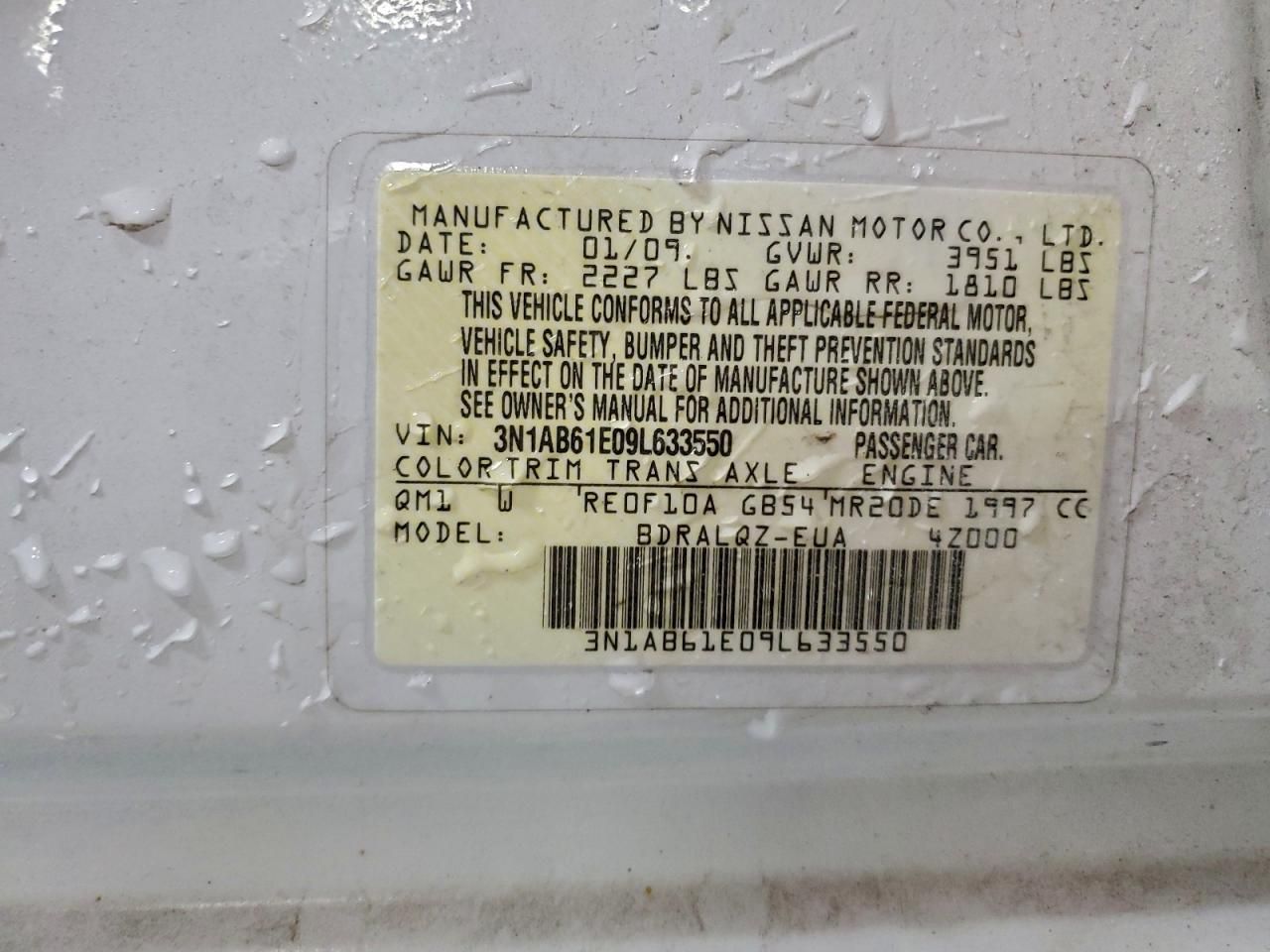 2009 Nissan Sentra 2.0