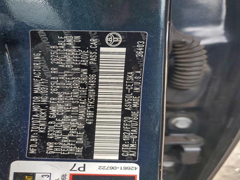 2017 Toyota Camry le