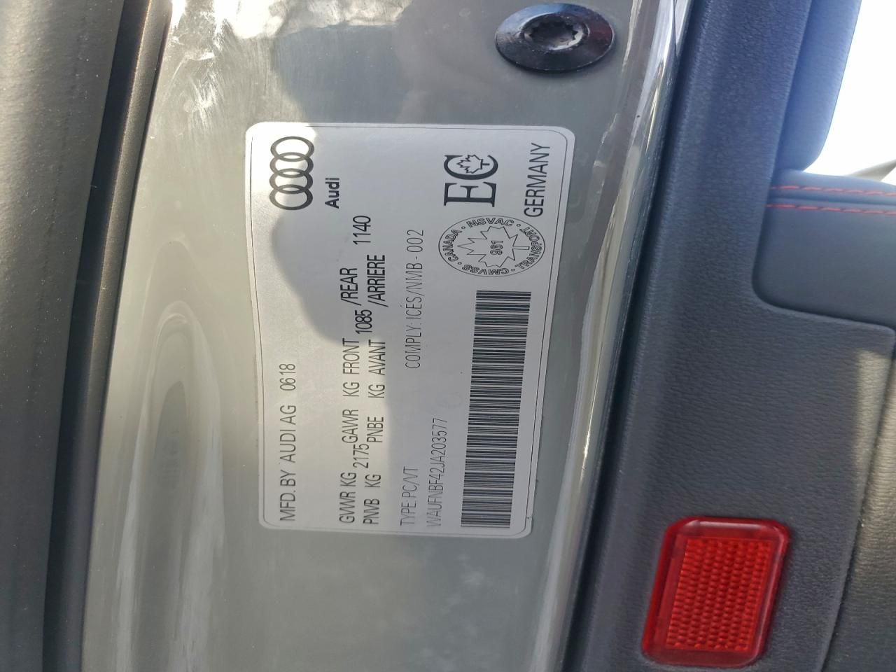 2018 Audi A4 Prestige