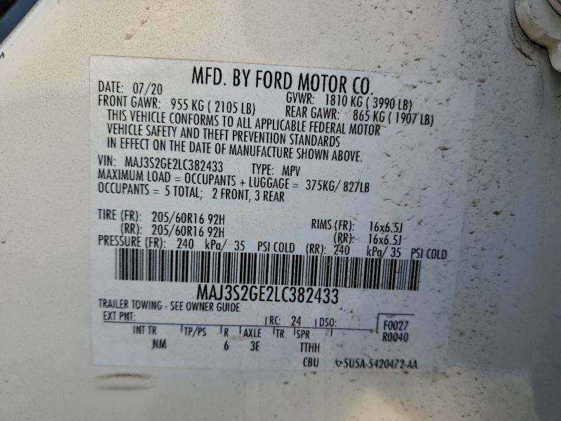 2020 Ford Ecosport se