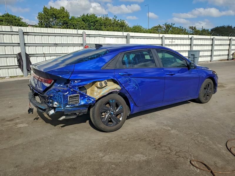 2023 Hyundai Elantra Blue