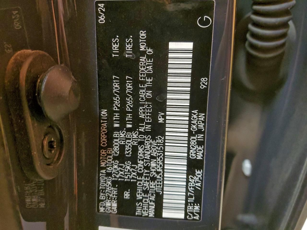 2024 Toyota 4runner SR5