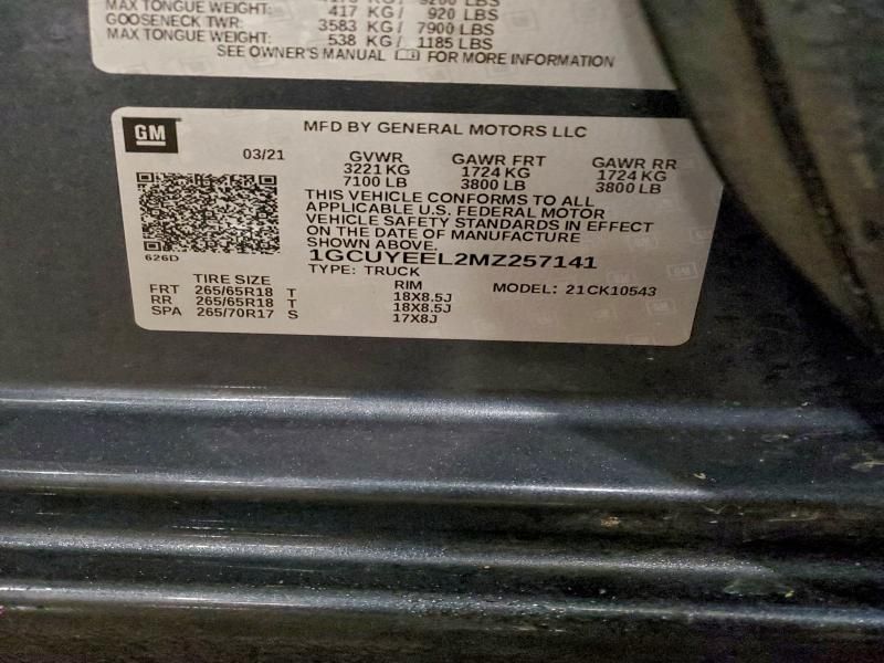 2021 Chevrolet Silverado K1500 rst