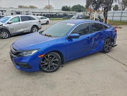 Salvage cars for sale from Copart Sacramento, CA: 2021 Honda Civic Sport