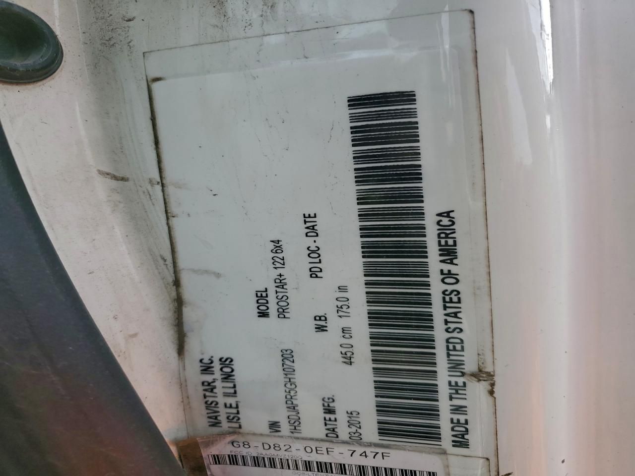 2016 International Prostar