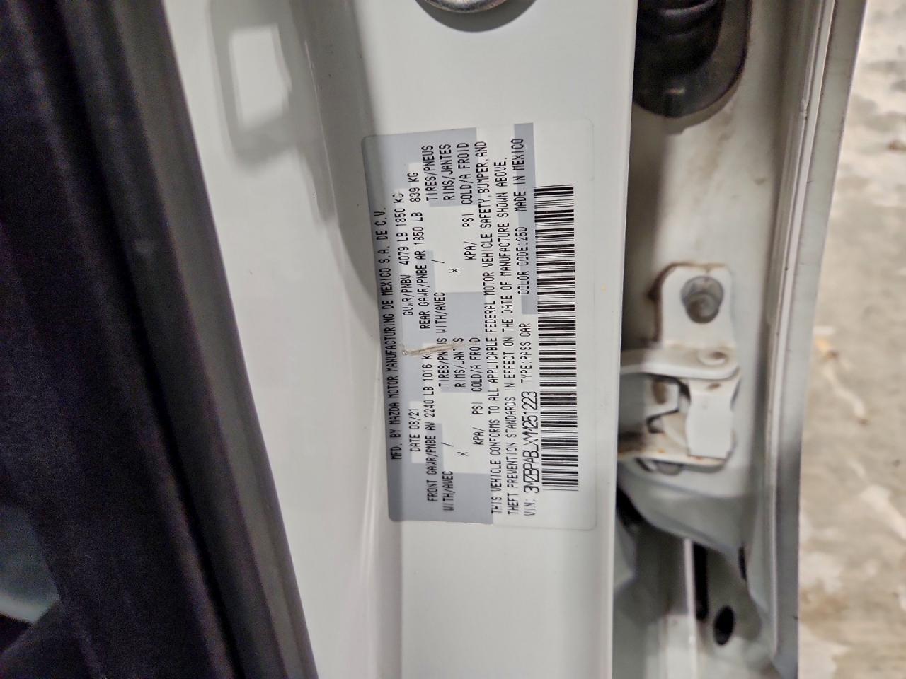 2021 Mazda 3 Select