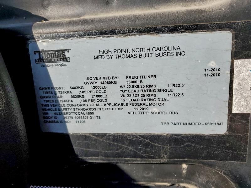 2012 Freightliner FS65 Bus-School Bus