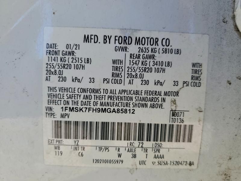 2021 Ford Explorer Limited