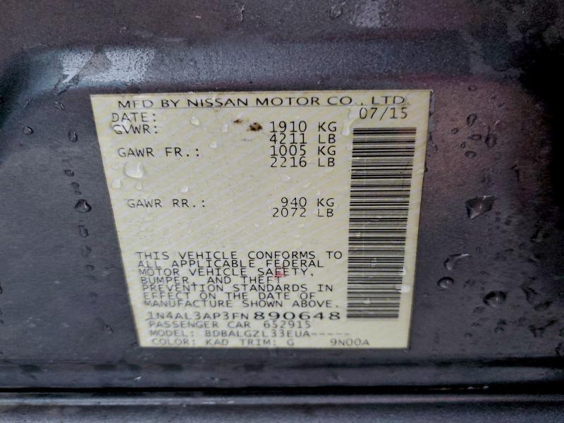 2015 Nissan Altima 2.5