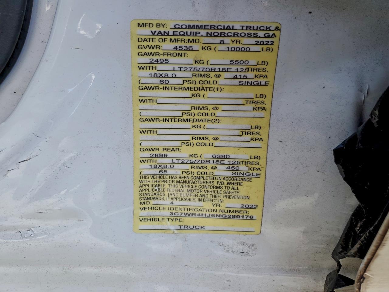 2022 Dodge RAM 2500 Utility / Service Truck