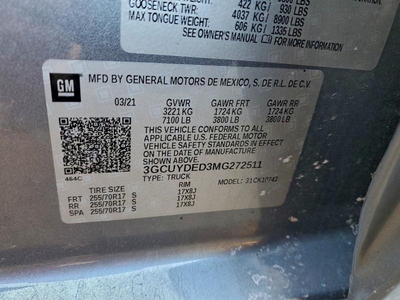 2021 Chevrolet Silverado K1500 lt