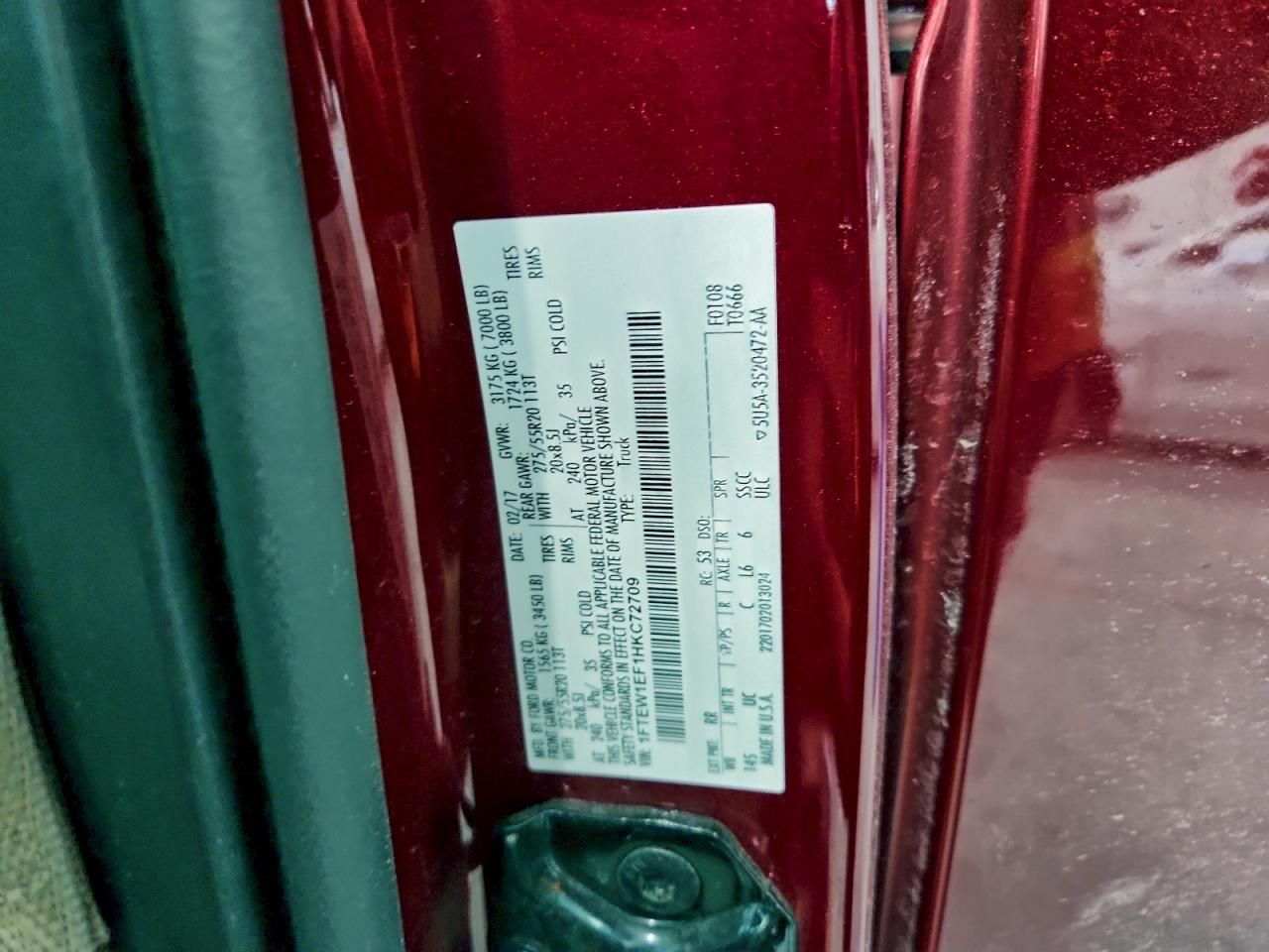 2017 Ford F150 Supercrew