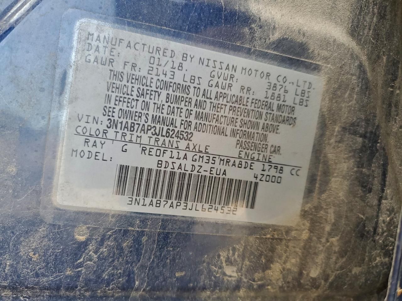 2018 Nissan Sentra s