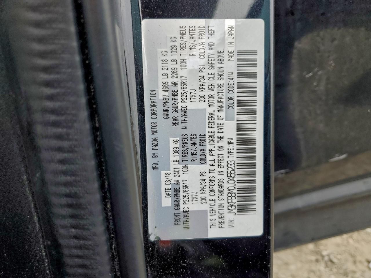 2018 Mazda Cx-5 Sport