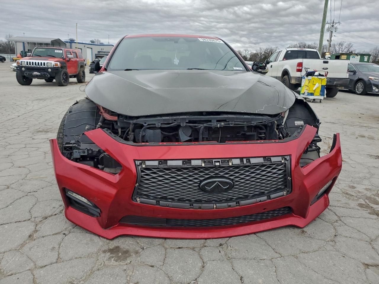 2017 Infiniti Q50 red Sport 400