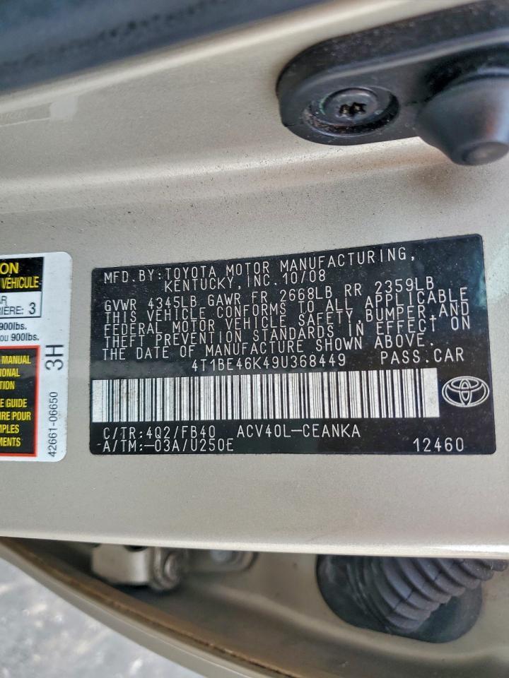 2009 Toyota Camry Base
