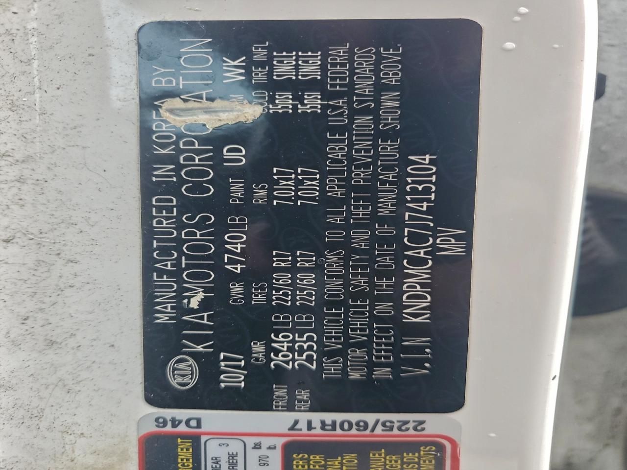 2018 KIA Sportage lx