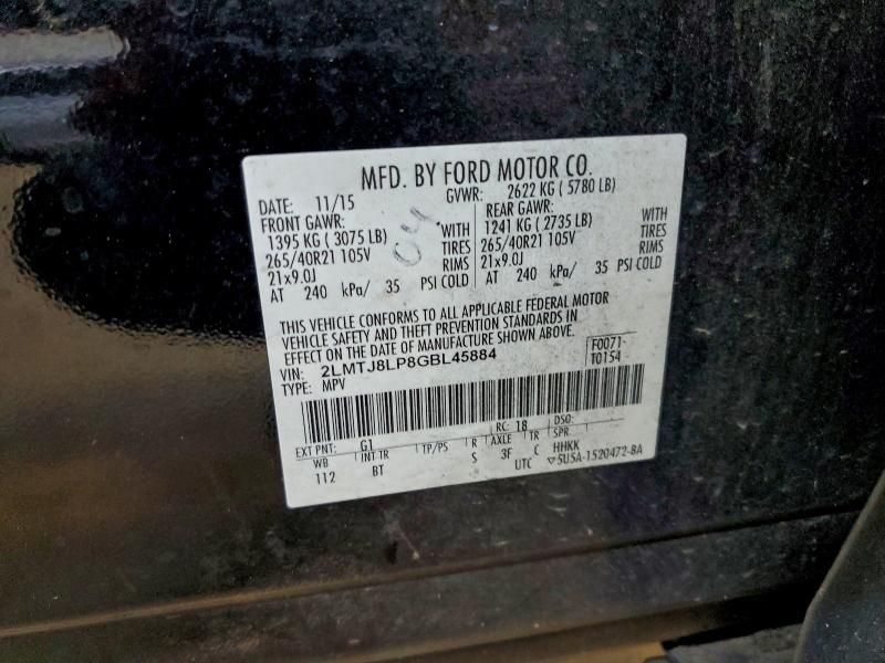 2016 Lincoln Mkx Reserve