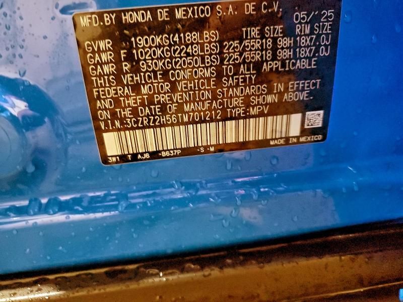 2026 Honda Hr-v Sport