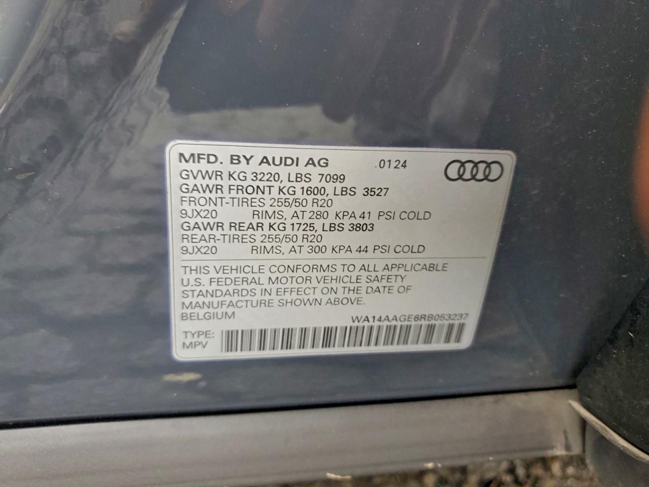 2024 Audi Q8 E-tron Premium