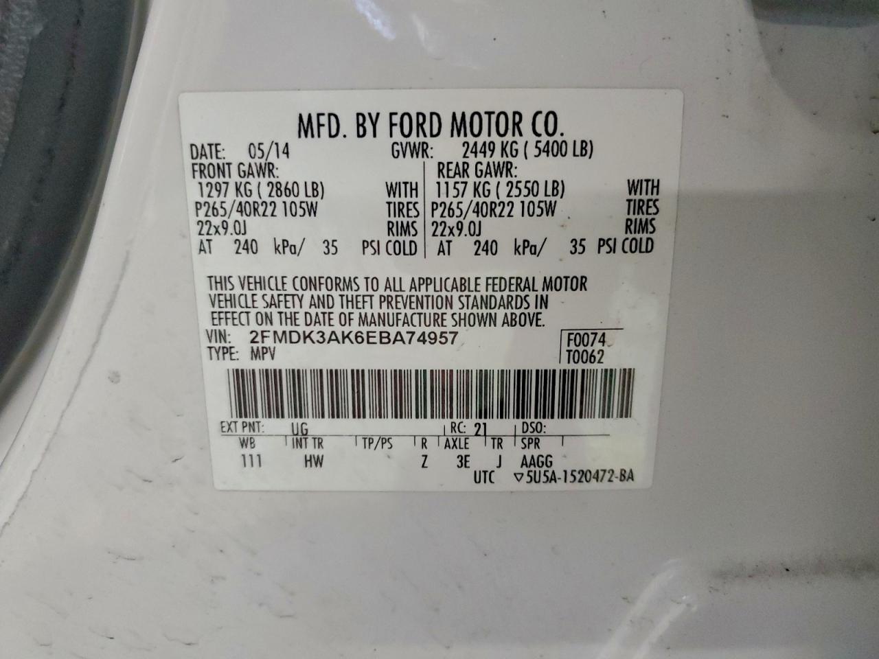 2013 Ford Edge Sport