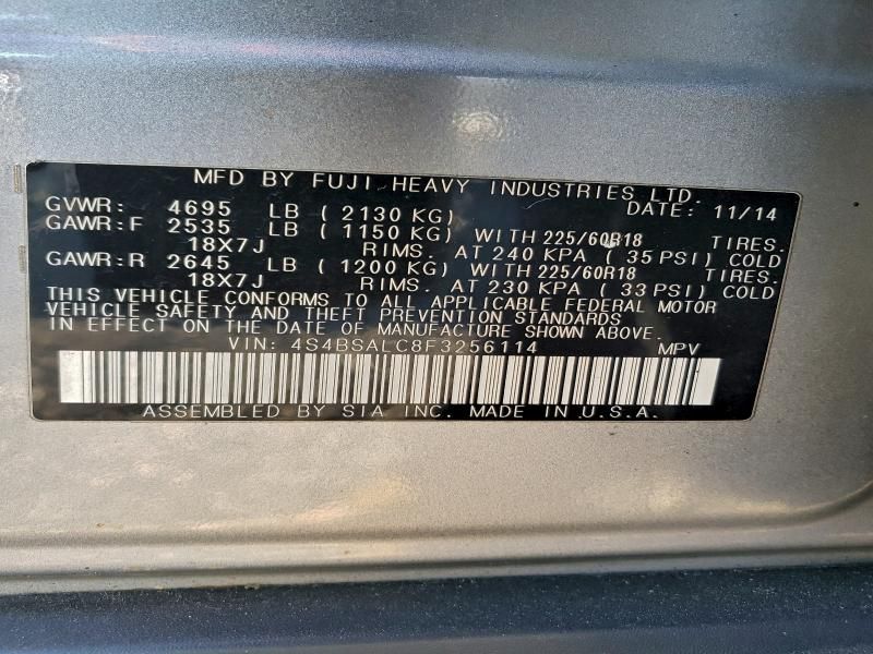 2015 Subaru Outback 2.5i Limited