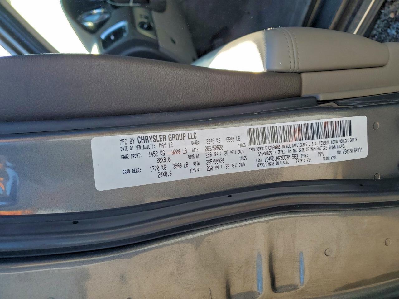 2012 Dodge Durango sxt