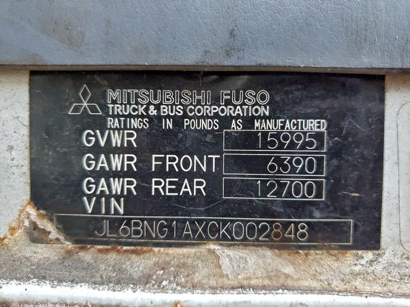 2012 Mitsubishi Fuso Fec72s box Truck