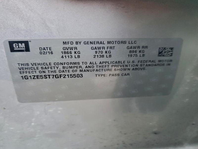 2016 Chevrolet Malibu lt