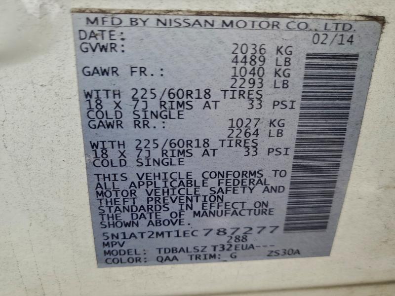2014 Niss Rogue s