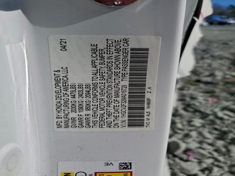 2021 Honda Accord Sport