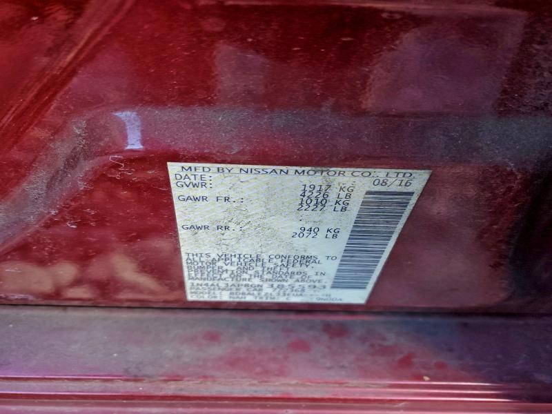 2016 Nissan Altima 2.5