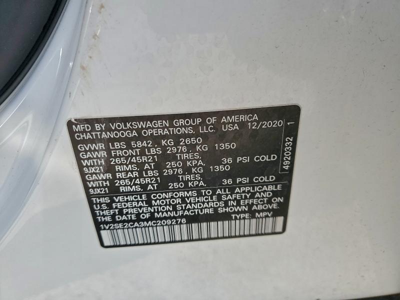 2021 Volkswagen Atlas Cross Sport sel R-line