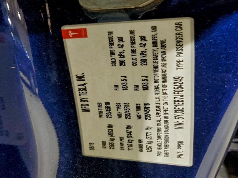 2018 Tesla Model 3