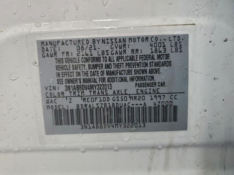 2021 Nissan Sentra sr