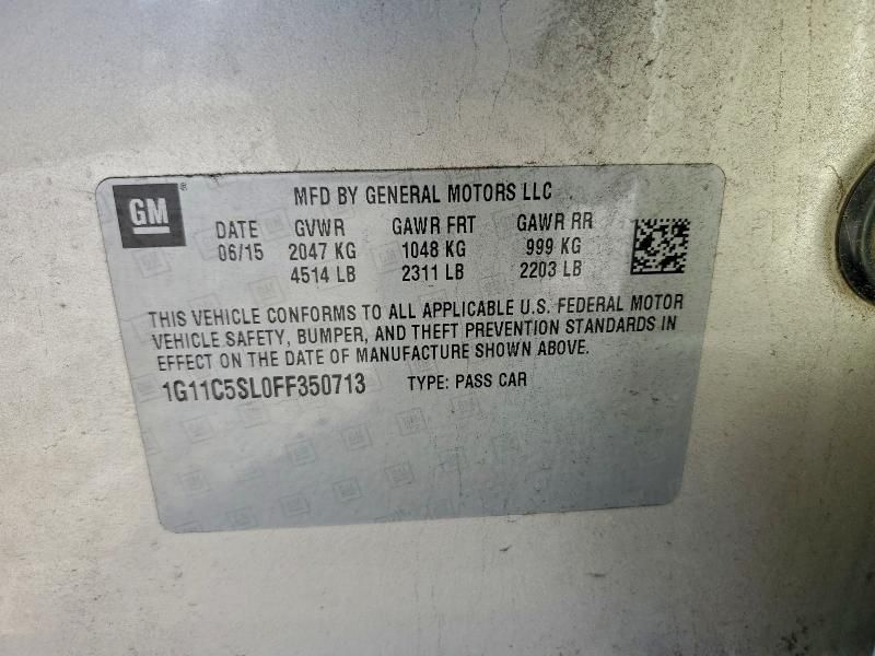 2015 Chevrolet Malibu 1LT