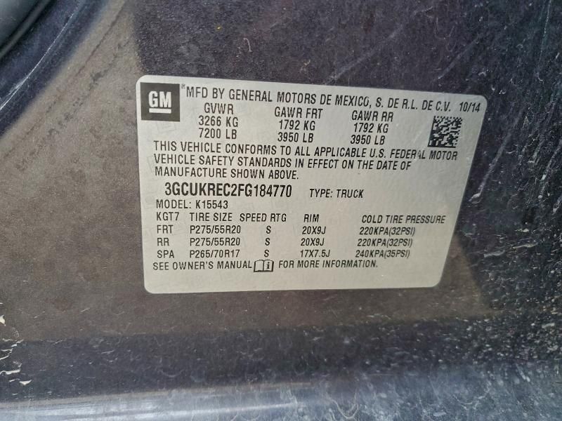 2015 Chevrolet Silverado K1500 LT