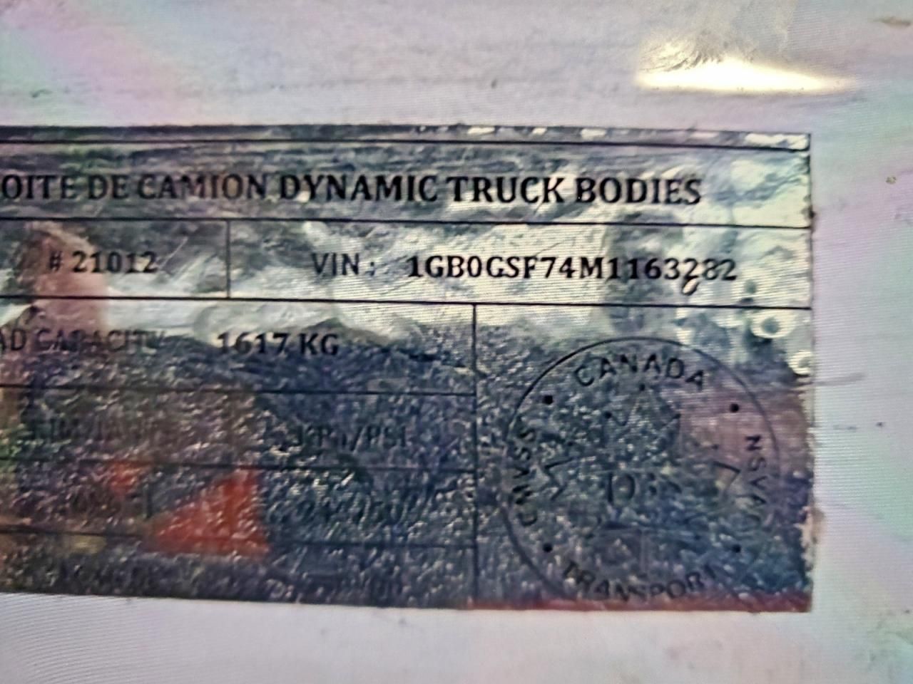 2021 Chevrolet Express G3500