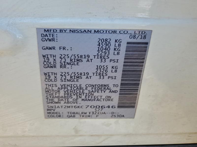 2019 Nissan Rogue s