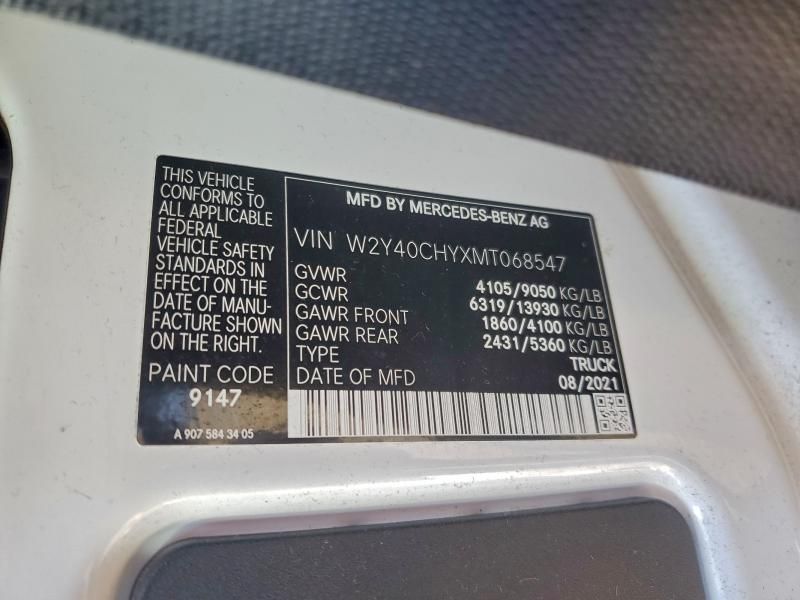 2021 Freightliner Delivery Van