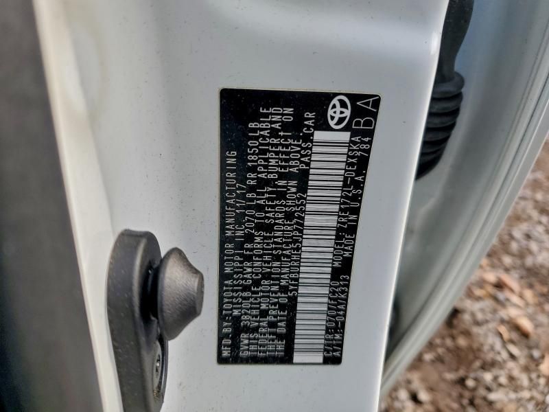 2018 Toyota Corolla l