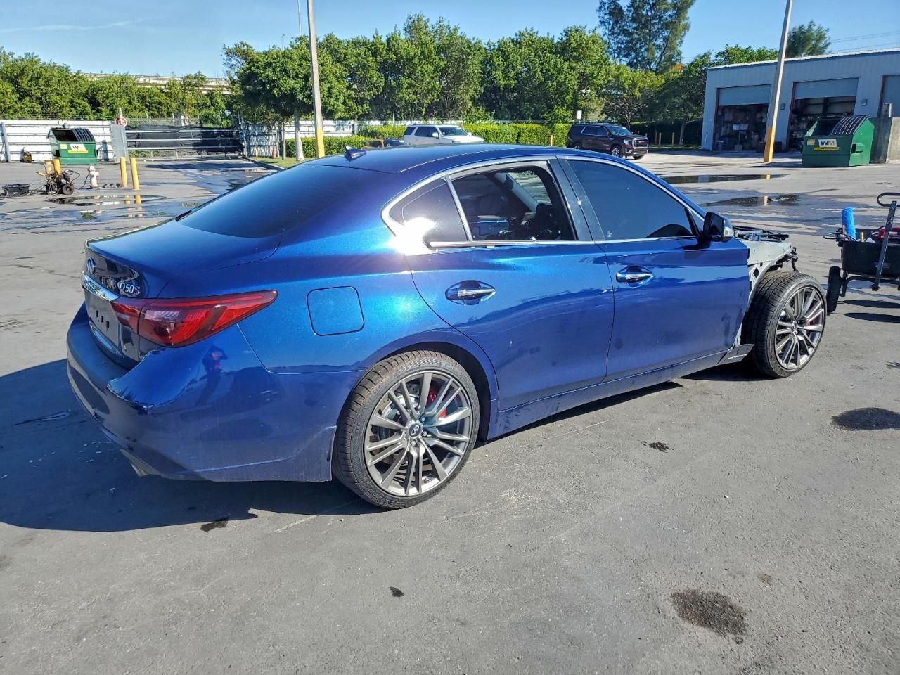 2019 Infiniti Q50 red Sport 400