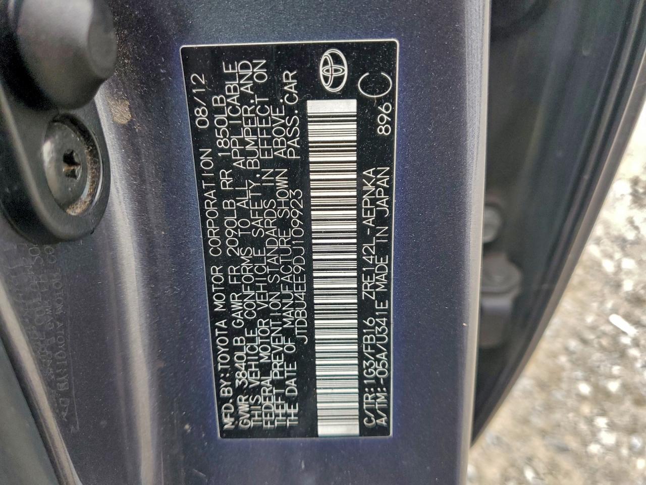 2013 Toyota Corolla Base