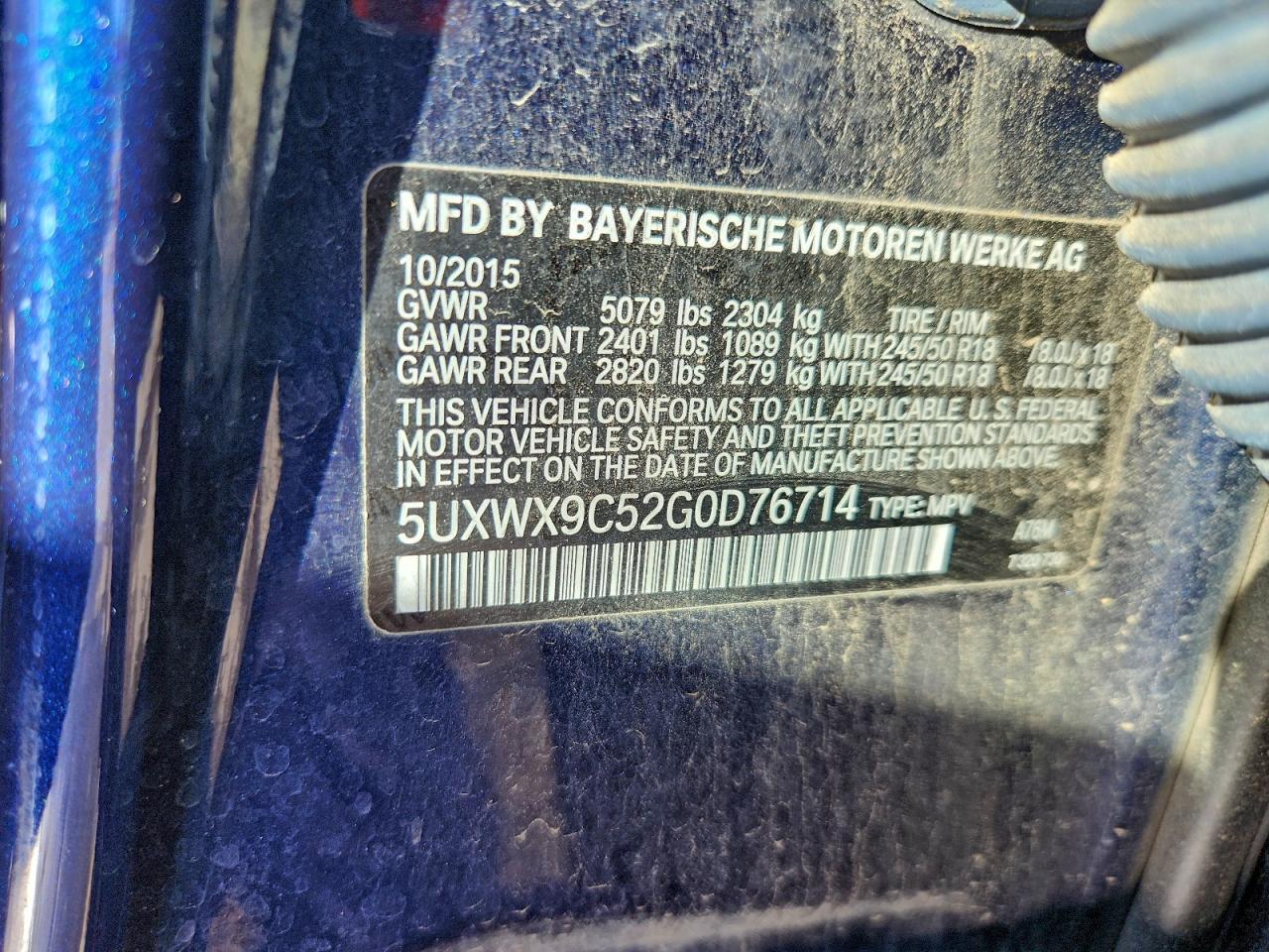2016 BMW X3 Xdrive28i