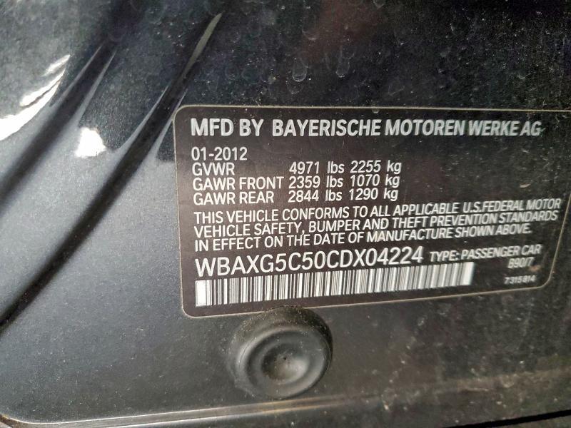 2012 BMW 528 i