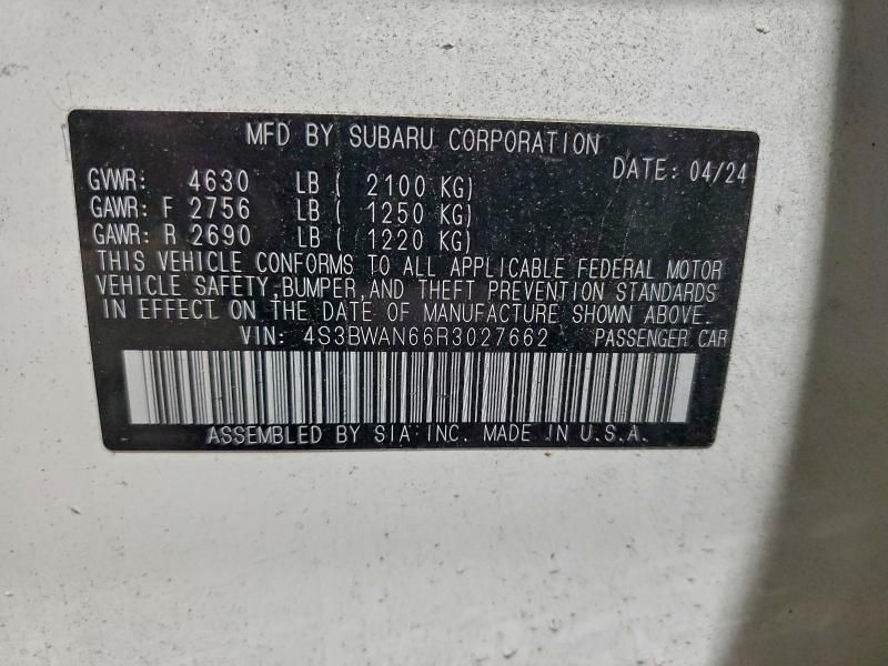 2024 Subaru Legacy Limited