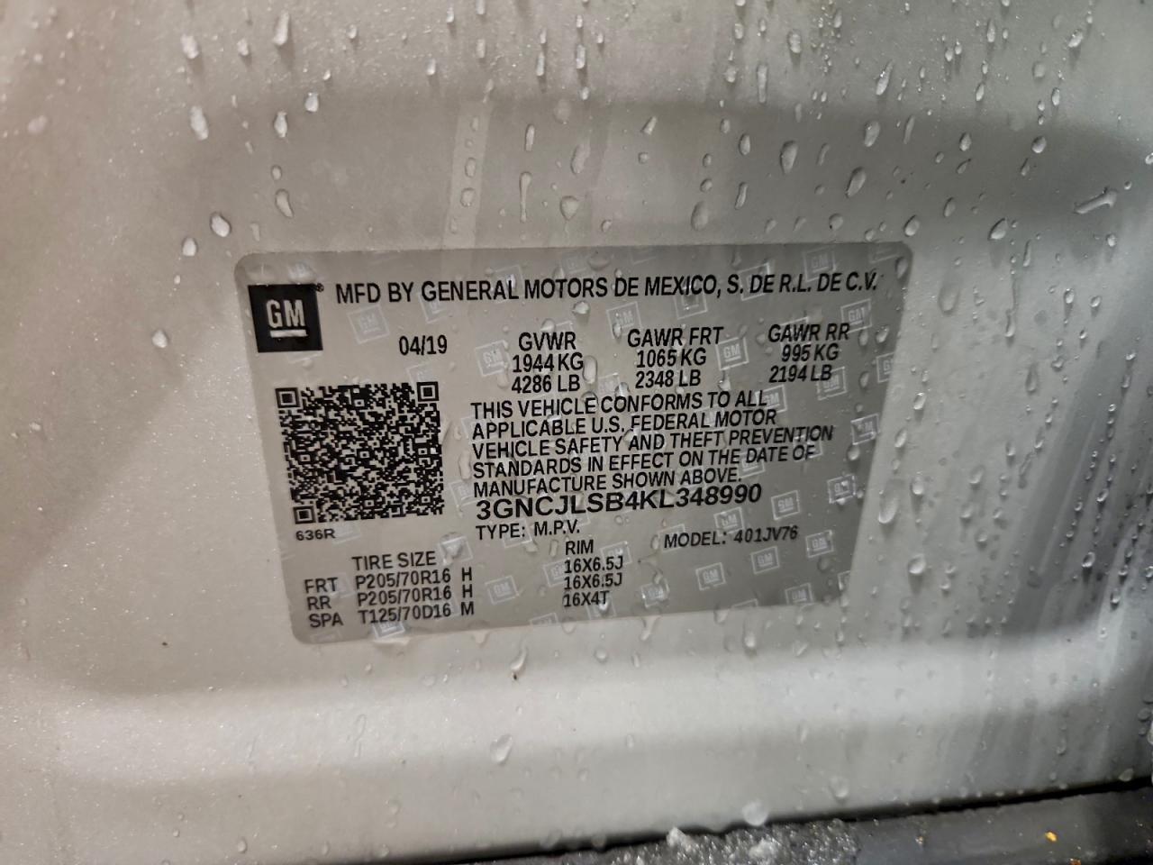 2019 Chevrolet Trax 1LT