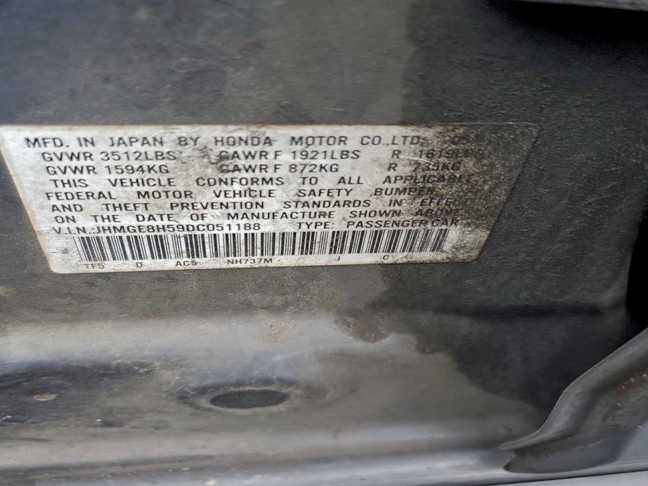 2013 Honda Fit Sport